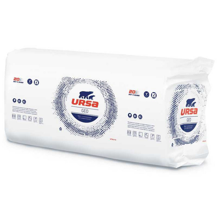 Утеплитель Урса Geo П-30 60х600х1250